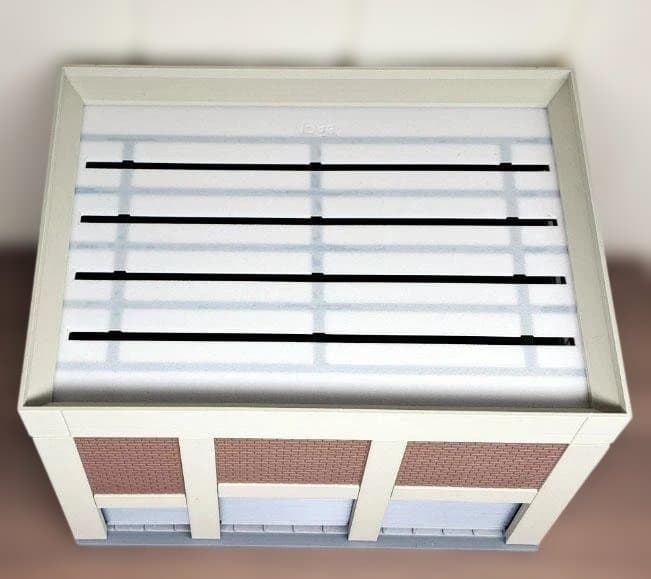 1/64サイズ■ミニカー用ジオラマ■大型ガレージ■トミカ・ホットウィール等