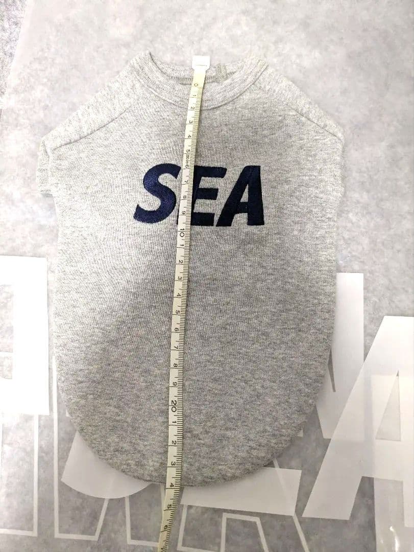 WIND AND SEA グレー 犬服 S