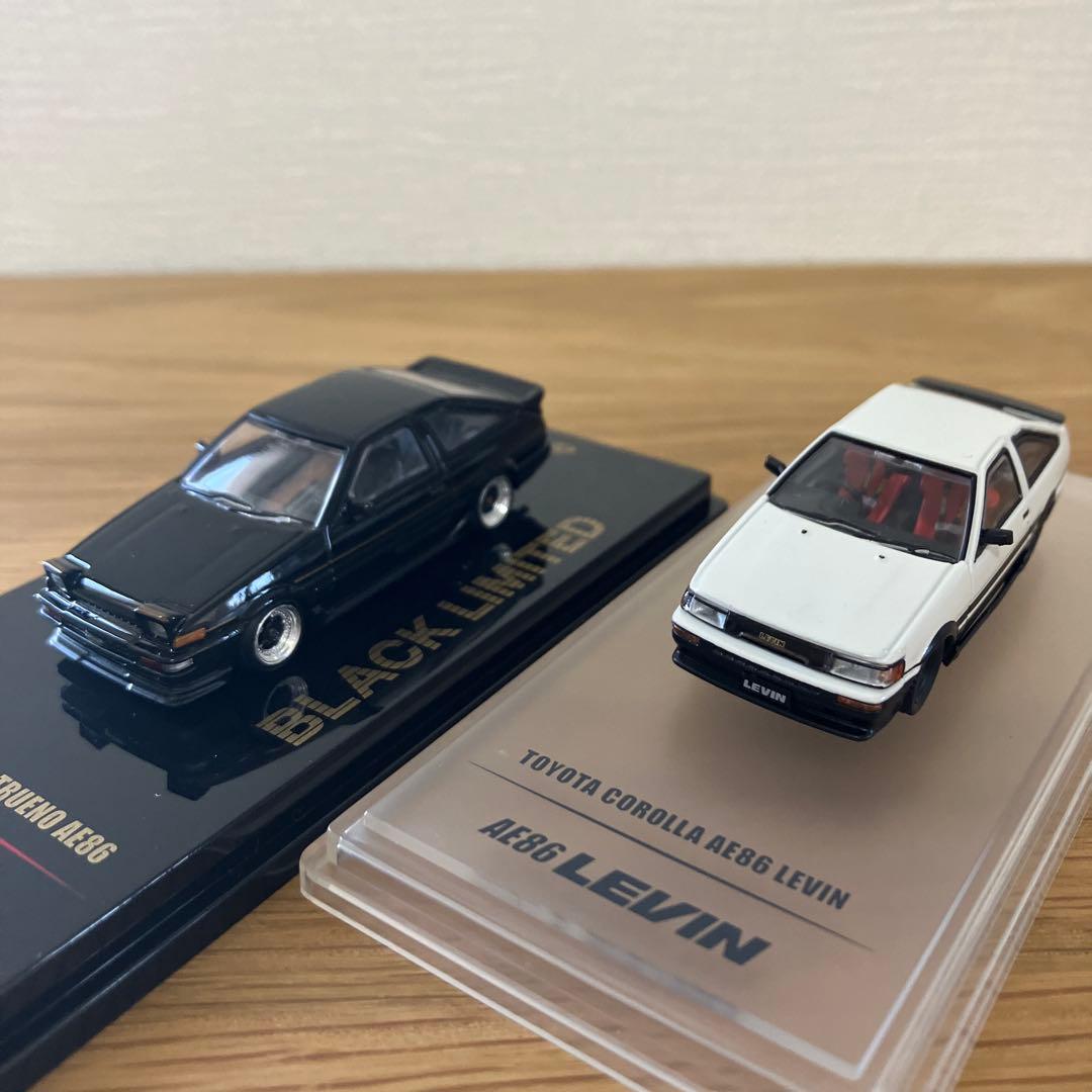 トヨタ AE86 レビン & スプリンター ミニカーセット　inno64