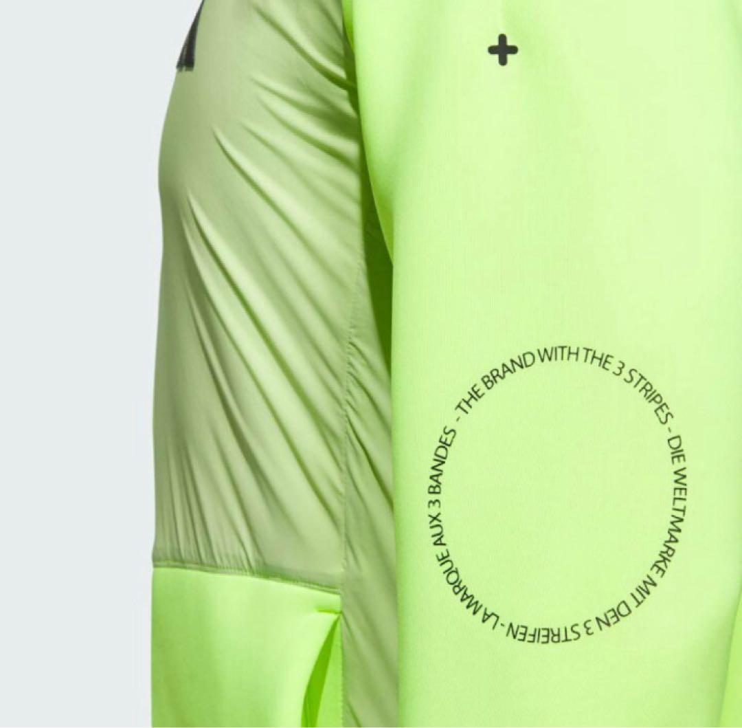 送料無料 新品 adidas GOLF ダンボールニット フルジップ S LEM