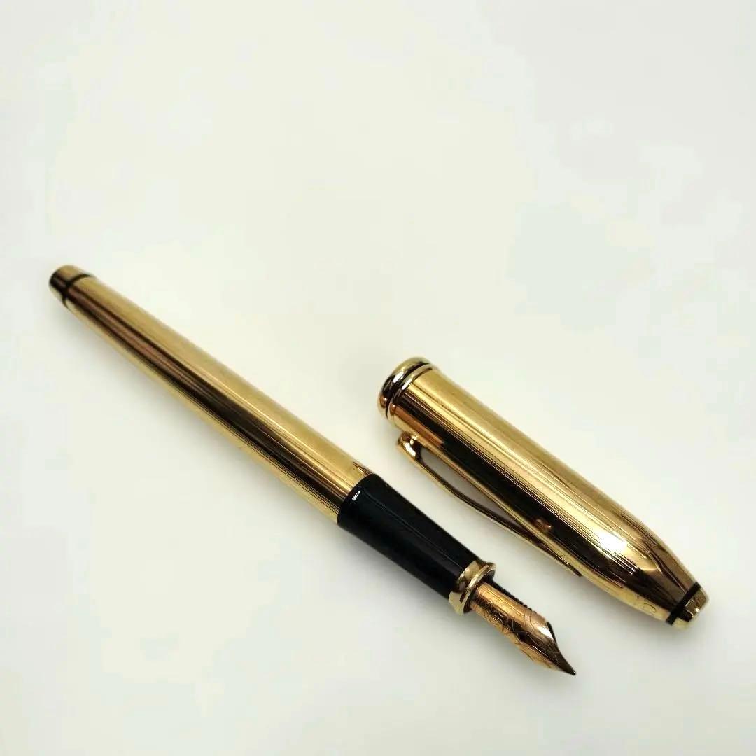 【T】希少　CROSS タウンゼンド ゴールドシャープペンシル＆万年筆セット