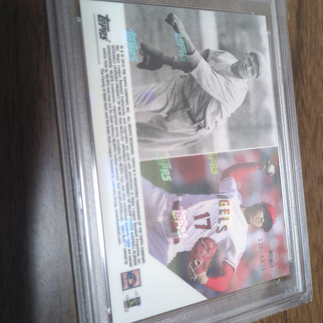 【PSA】大谷翔平&ベーブ・ルース　topps now 2018ルーキーカード