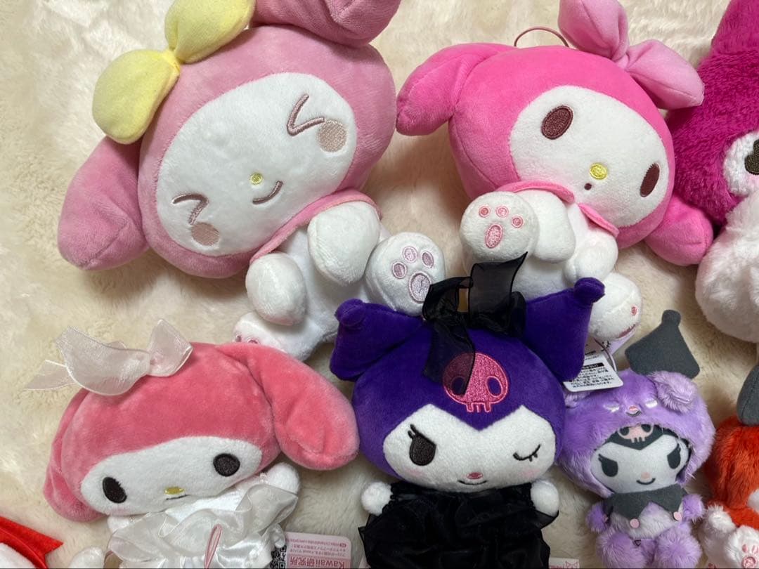サンリオぬいぐるみ　まとめ売り　マイメロ　クロミ　メロクロ