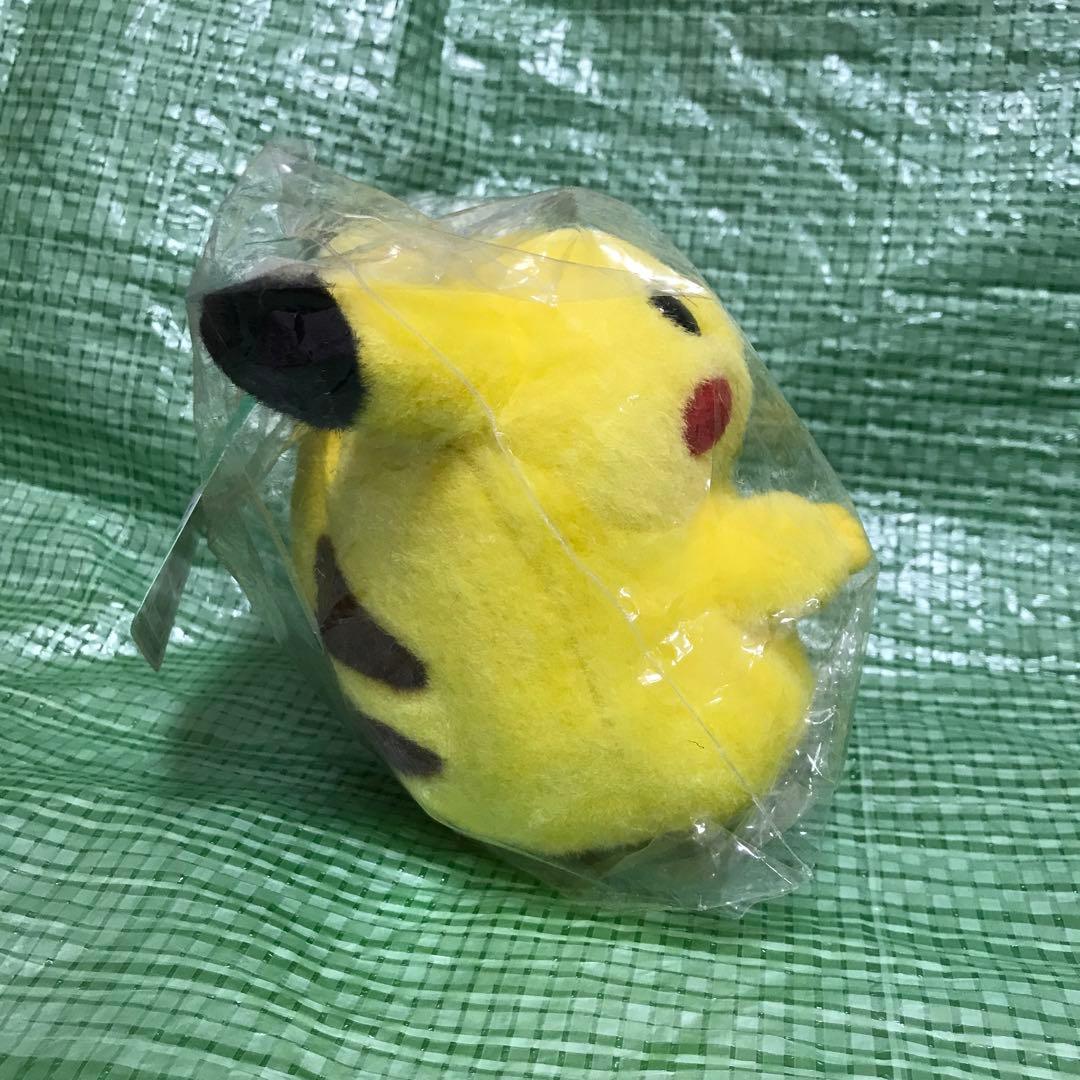 未開封　初期ピカチュウ　ぬいぐるみ　お腹を押すと鳴く　ポケモン　おなか　tomy