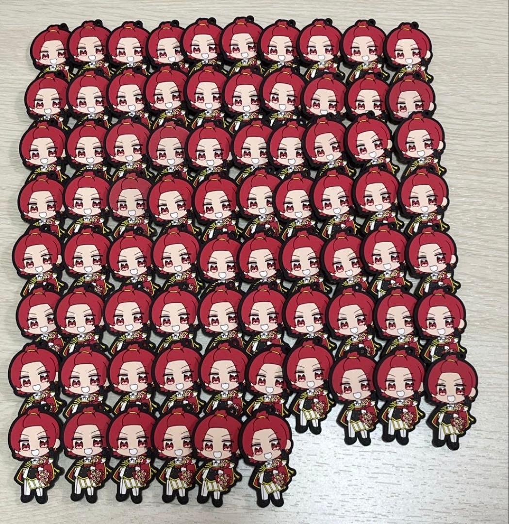 【りう】りうら ラバーストラップ 76個 まとめ売り