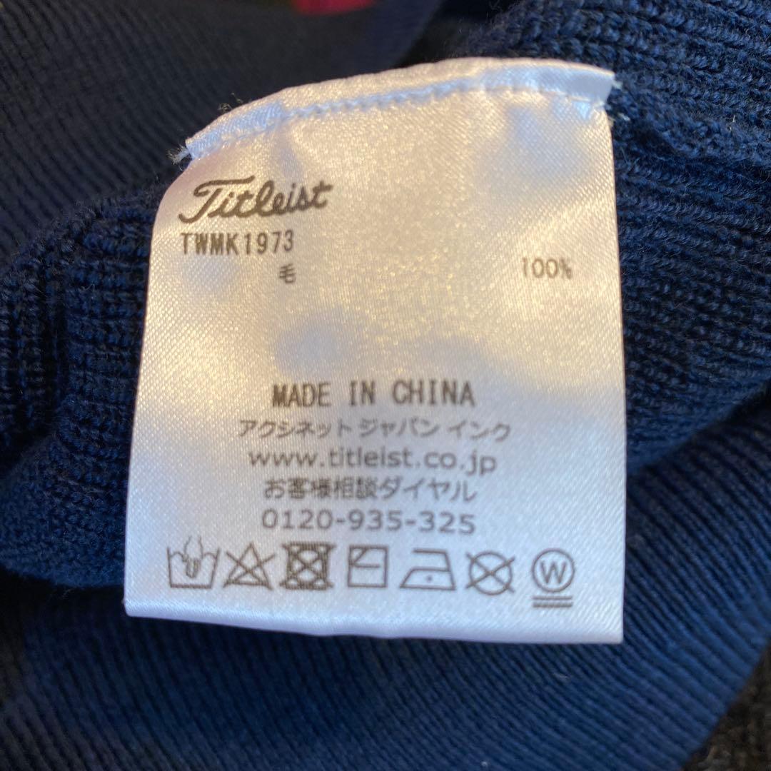 タイトリスト　ウールVネックセーター　3L