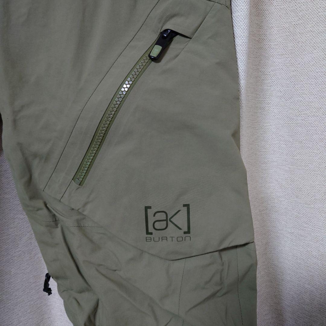 バートン ak サイクリックパンツ S カーキ GORETEX CYCLICPT