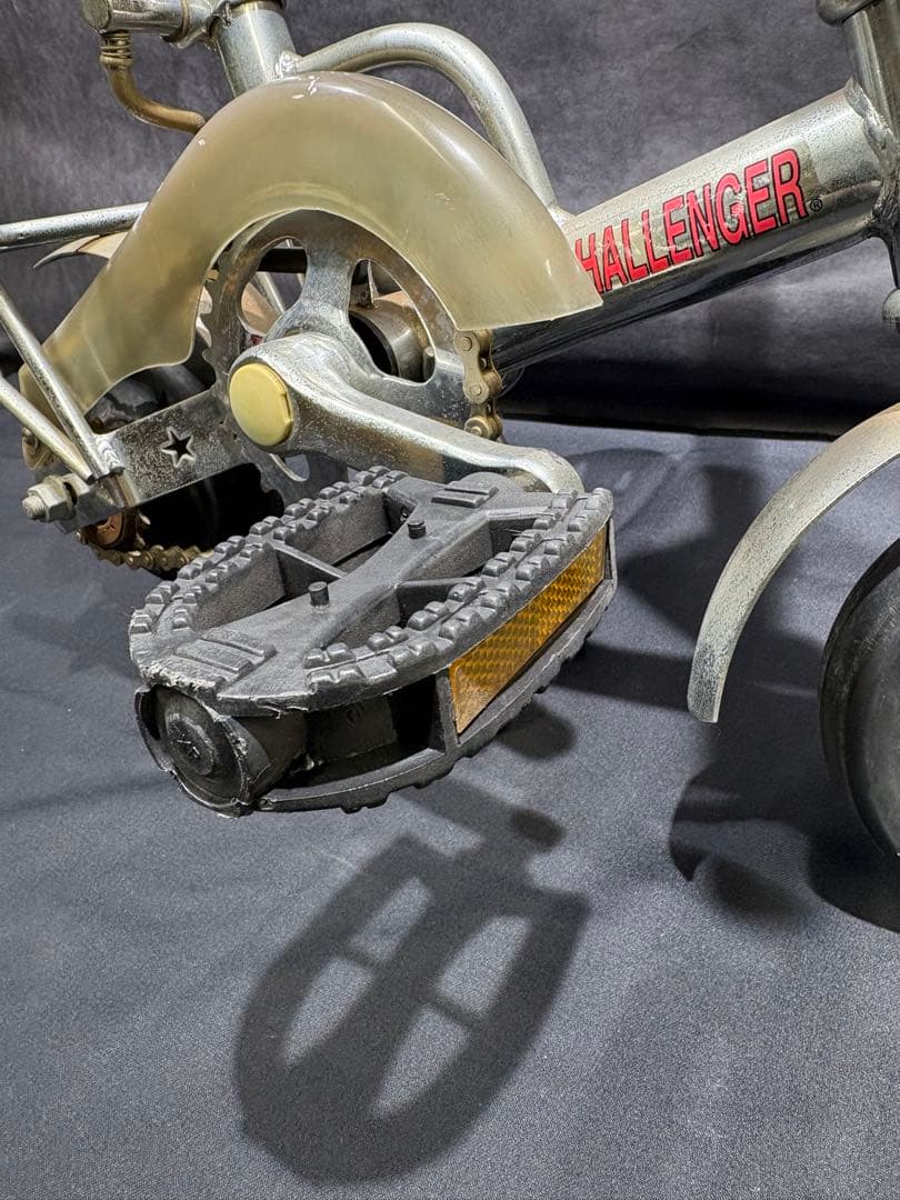 希少　アンティーク豆チャリ　チャレンジャー　スタンド付き