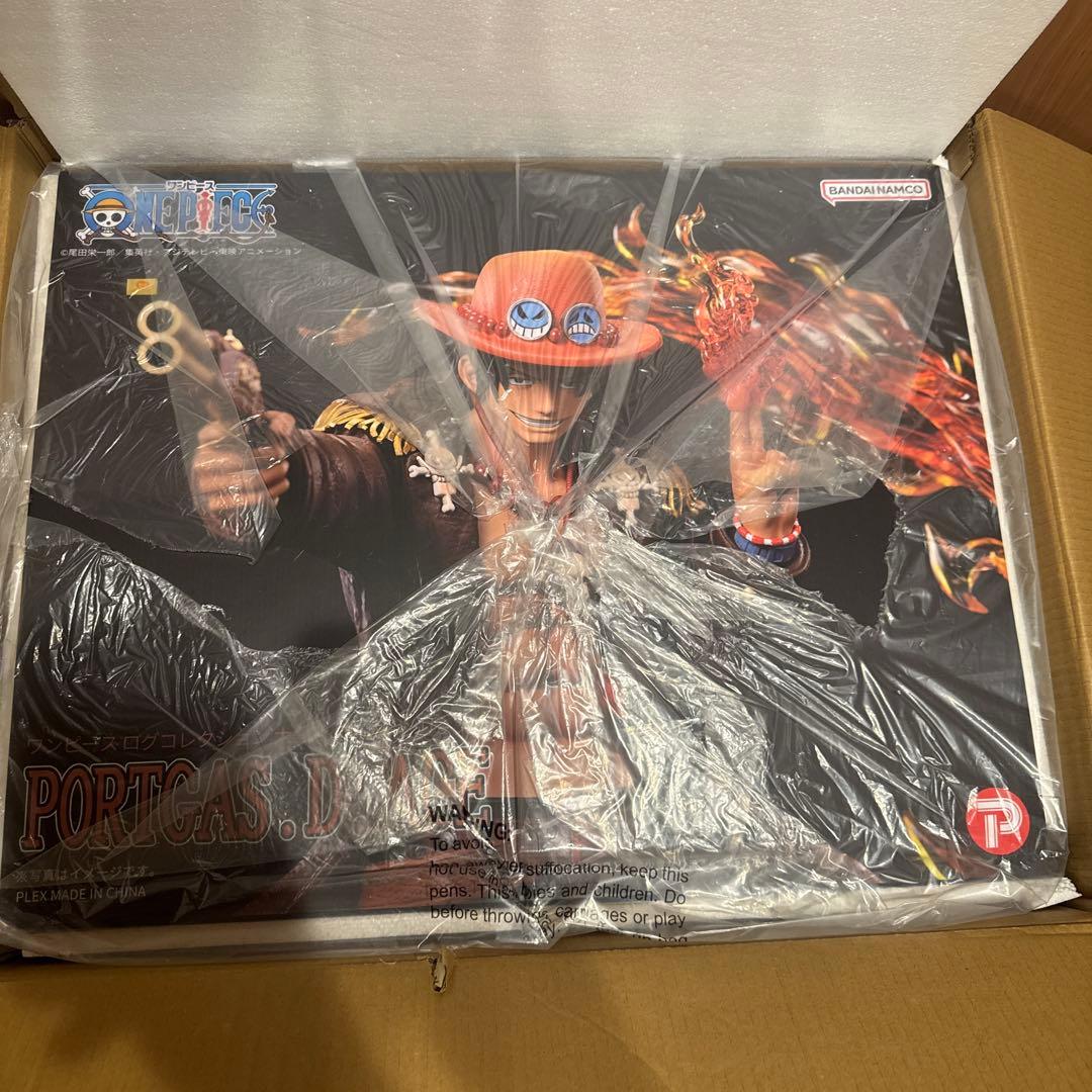 公式 ログコレクション大型スタチューワンピースポートガス・D・エース