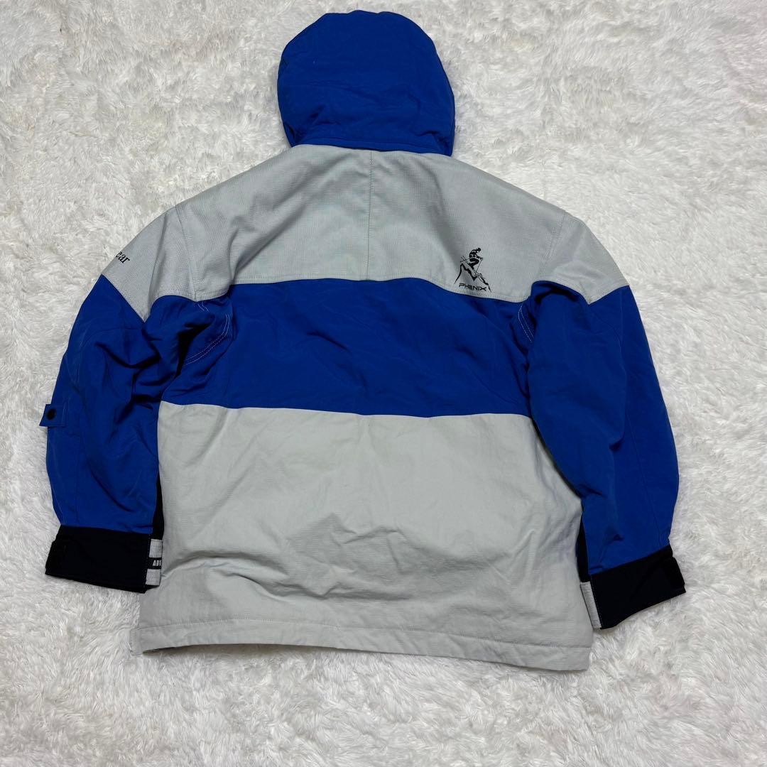 PHENIX スキーウェア上下セット M/L 青灰【E-70】