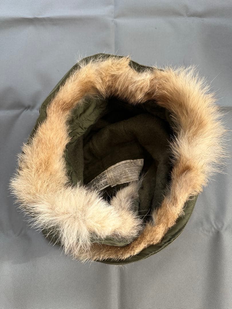 M51 パーカー用フード　白ラベル　※折れ