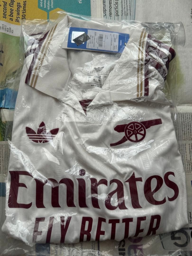 【新品S】25-26 アーセナル 3rd 半袖ユニフォーム　JI9556 正規品