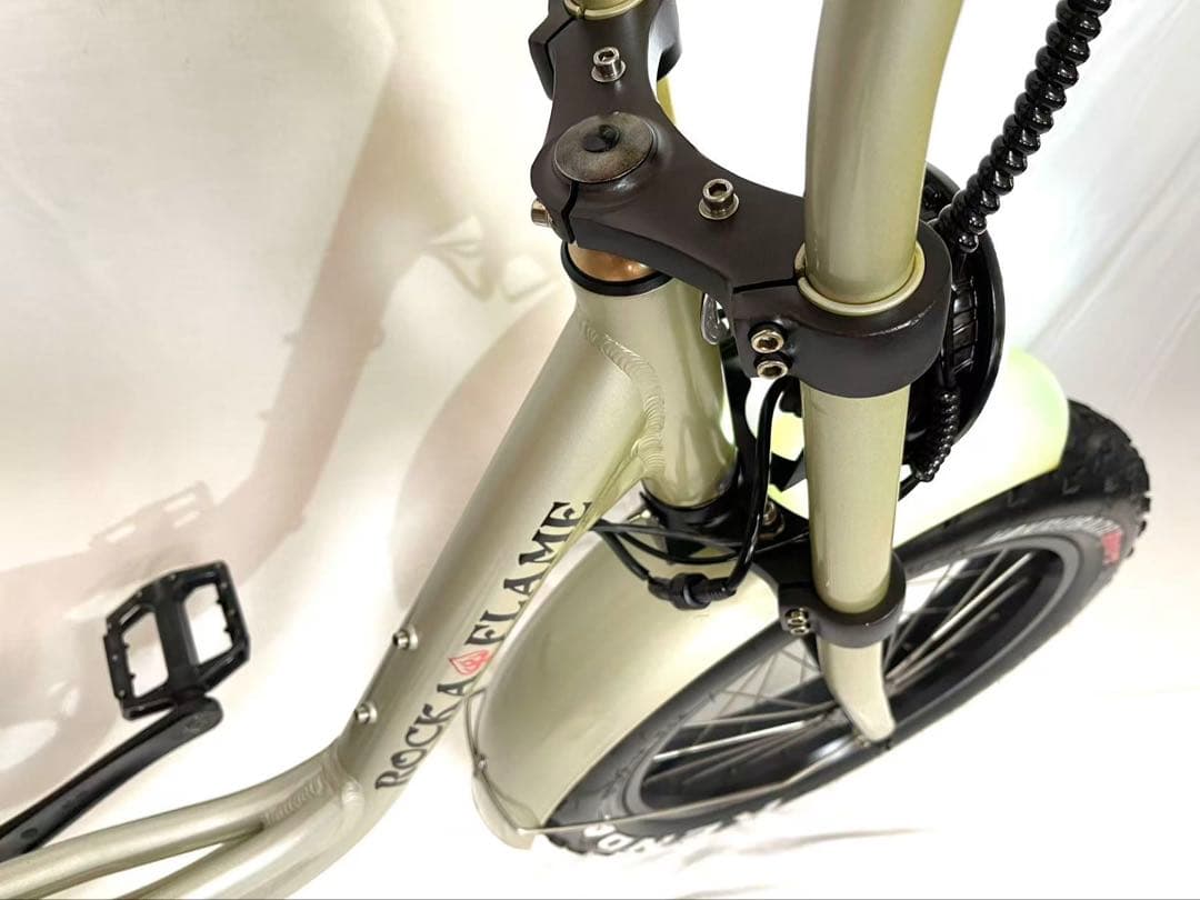 【動作確認済】送料無料 ROCKA FLAME ディスク式 電動アシスト自転車