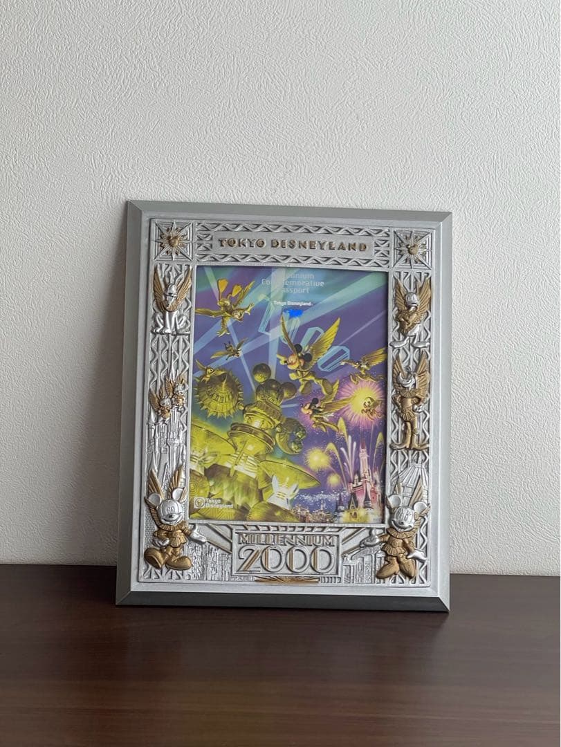 東京ディズニーランド　ミレニアム記念パスポート 額縁入　未使用　JCB