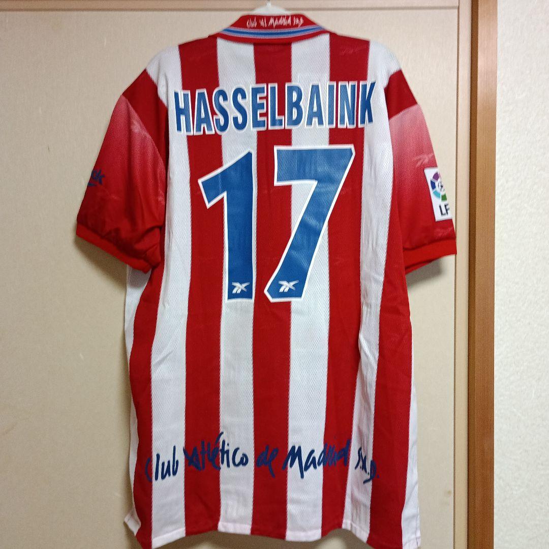 デット品　アトレティコ・マドリード　98－99　ユニフォーム　ハッセルバインク
