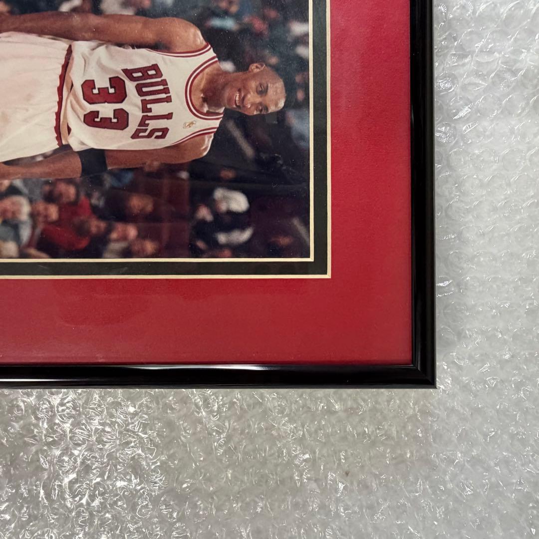 マイケル・ジョーダンとスコッティ・ピッペンのフレーム入り写真