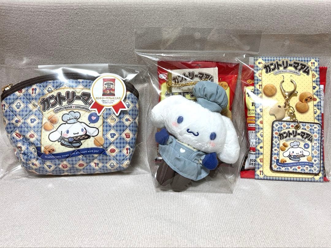 カントリーマアム×サンリオキャラクターズ　3点セット