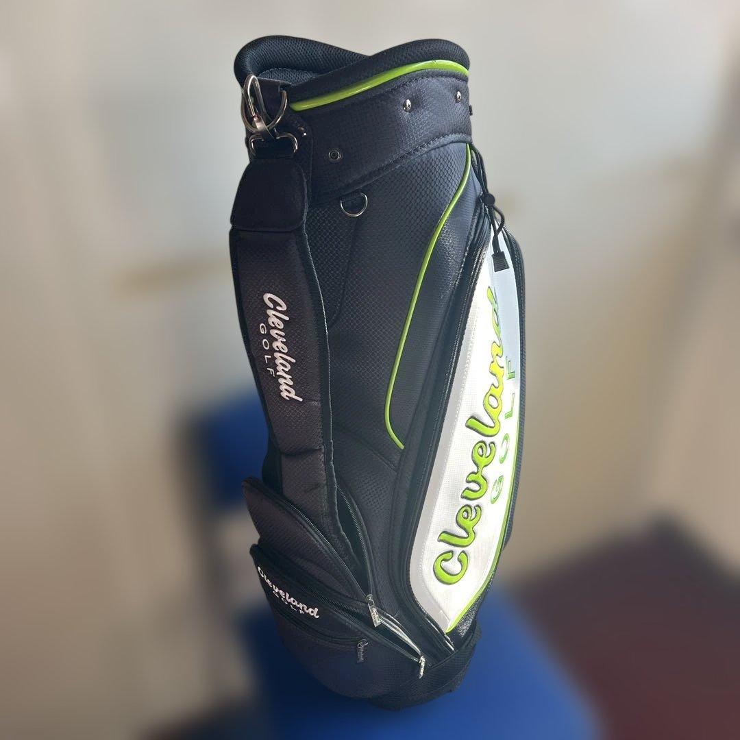 Cleveland Golf キャディバッグ ブラック/ホワイト/グリーン