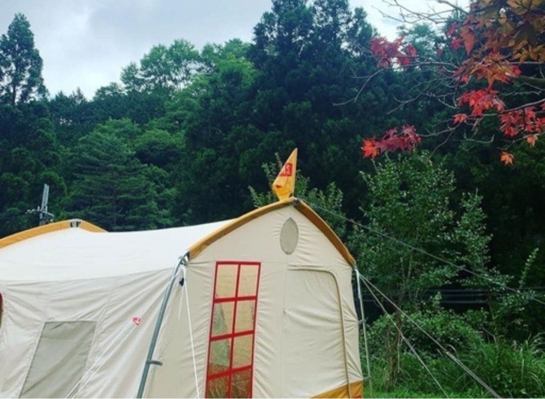 二個口②【CHUMS ブービーキャビンテント】2ルーム構造／簡単設営／収納バッグ