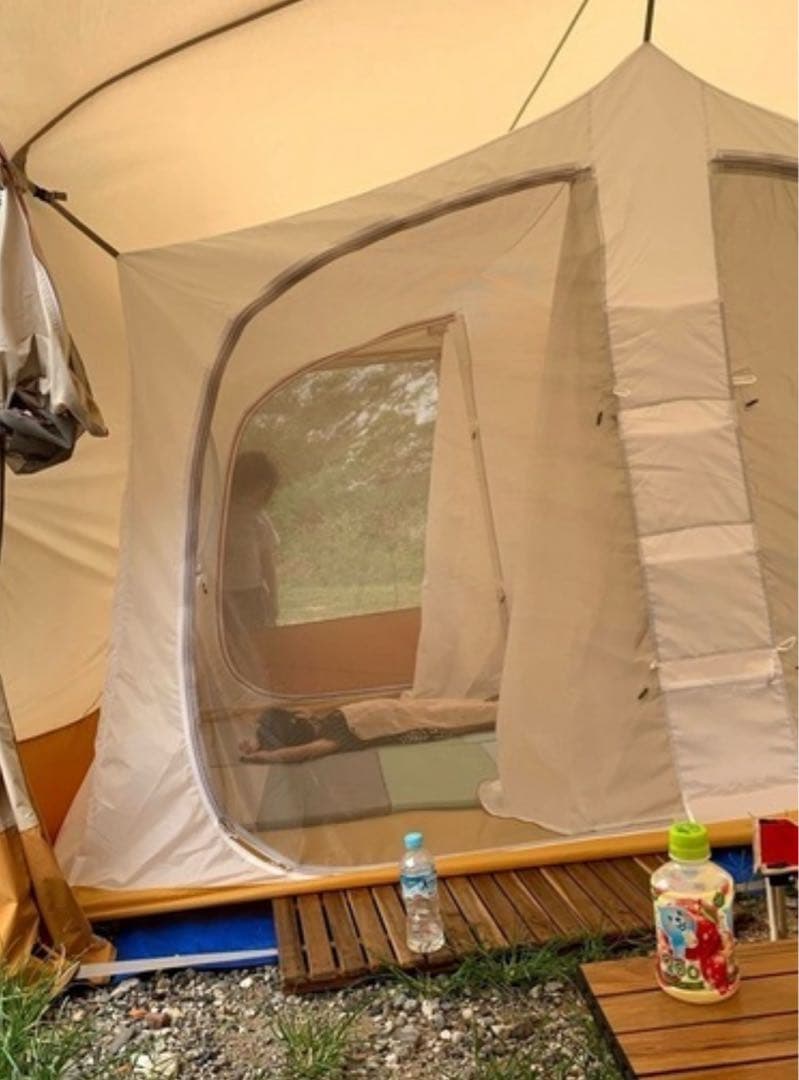 二個口②【CHUMS ブービーキャビンテント】2ルーム構造／簡単設営／収納バッグ