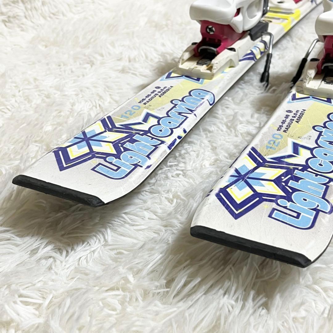 【良品】 120cm ジュニアスキー　4点セット Pure conscious