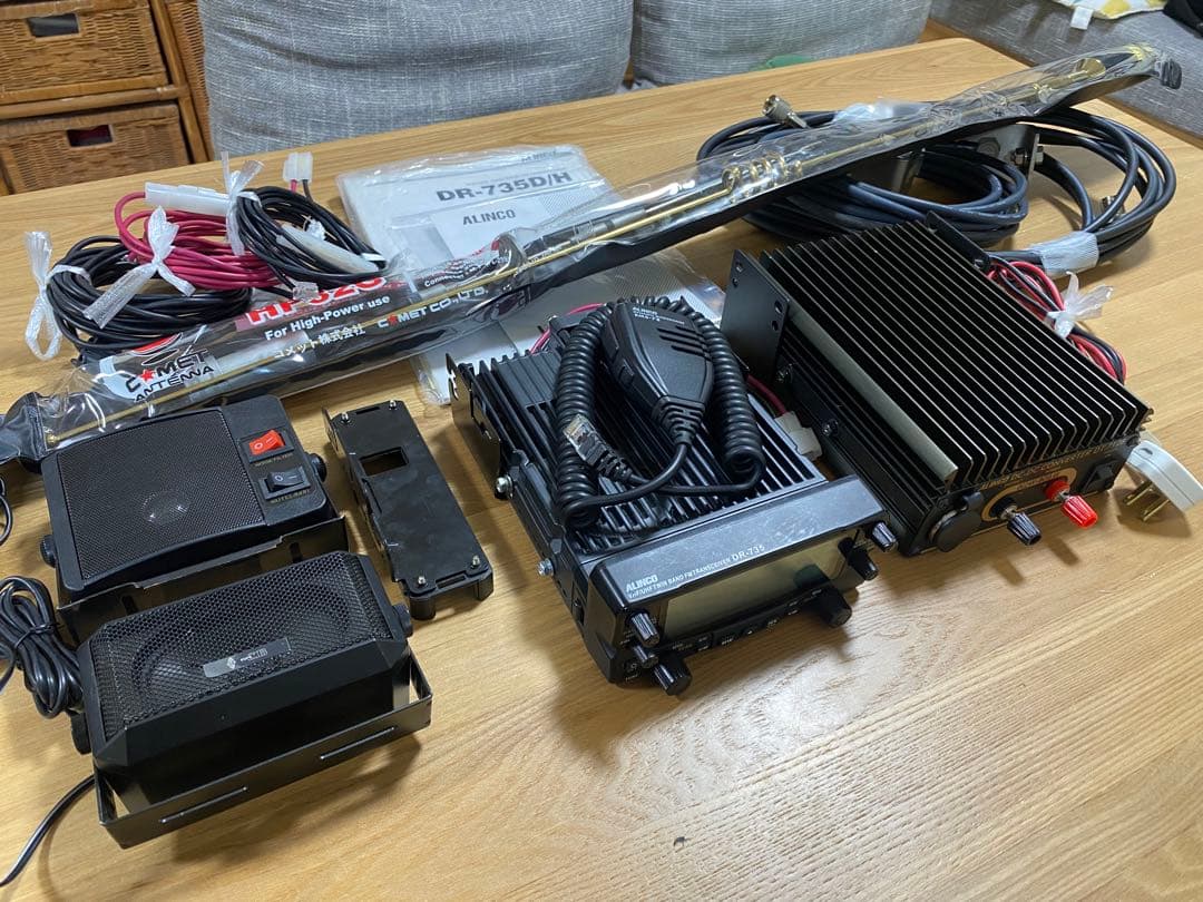 【即運用OK】ALINCO アマチュア無線機 VHF/UHF フルセット