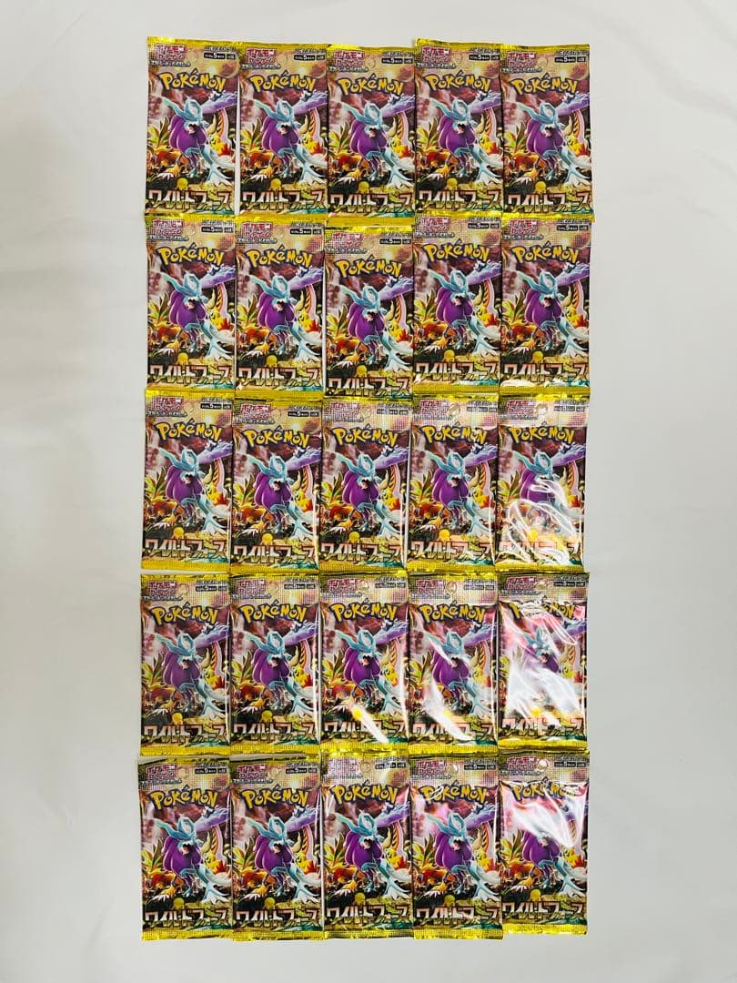 ポケモンカードゲーム　ワイルドフォース　25パック⭐️未開封⭐️新品