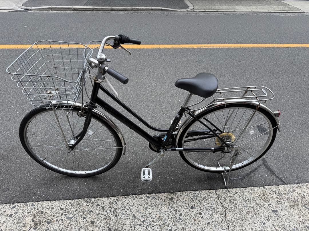 133 自転車 大阪市 美品 【引取り限定】 27インチ 変速付き