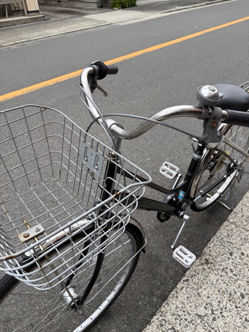 133 自転車 大阪市 美品 【引取り限定】 27インチ 変速付き