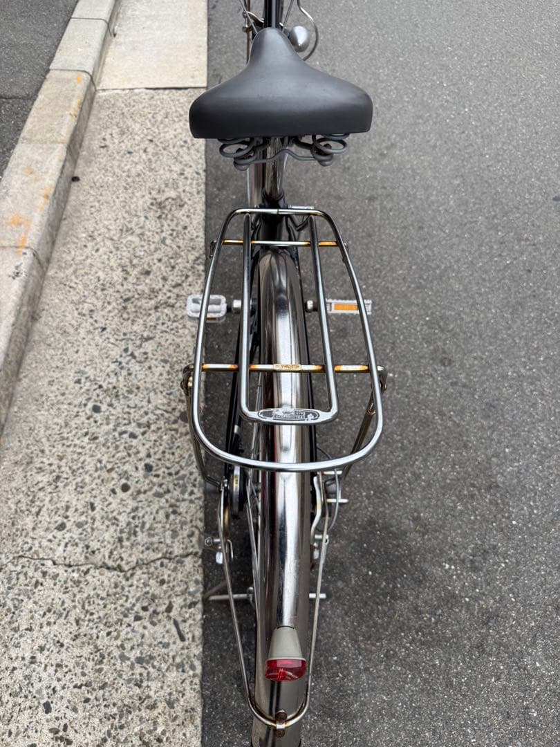 133 自転車 大阪市 美品 【引取り限定】 27インチ 変速付き