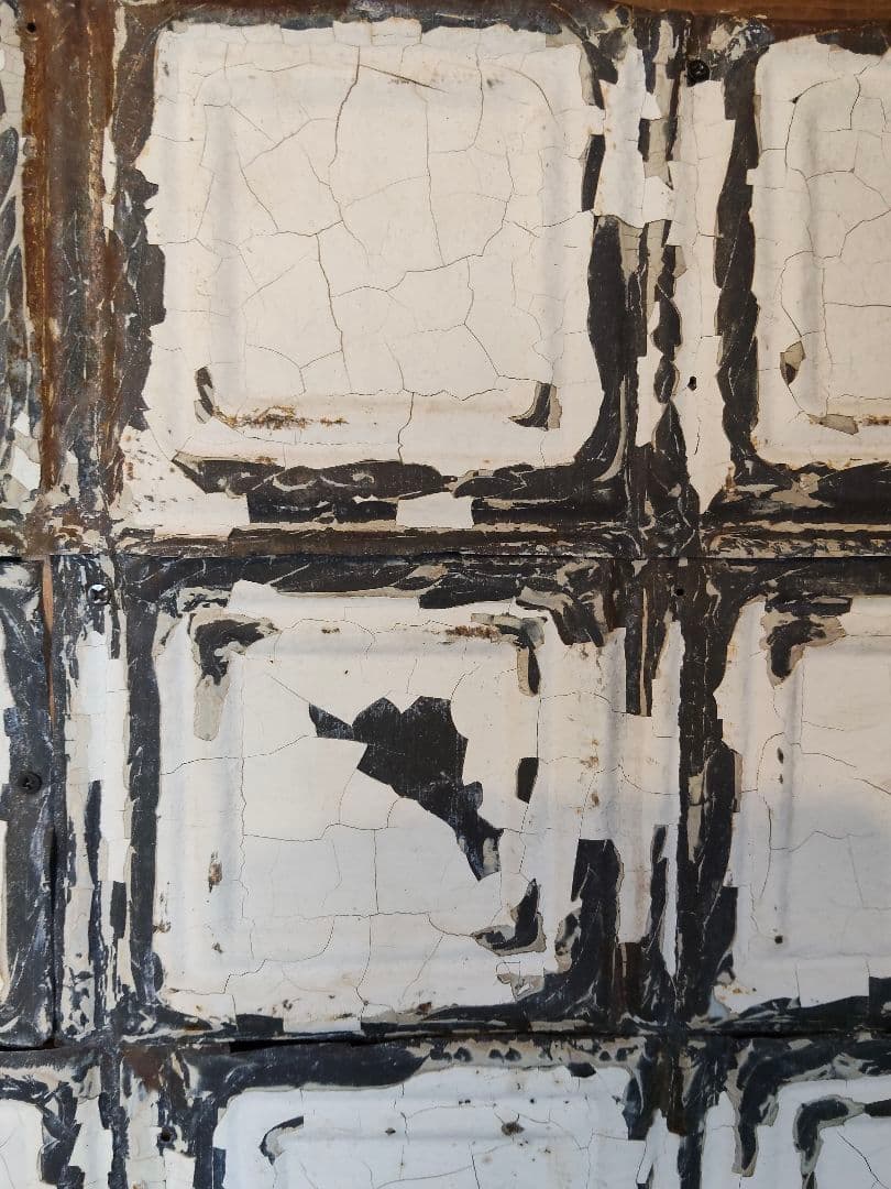 アメリカ アンティーク ティンパネル 天井装飾 建材 シャビーシック