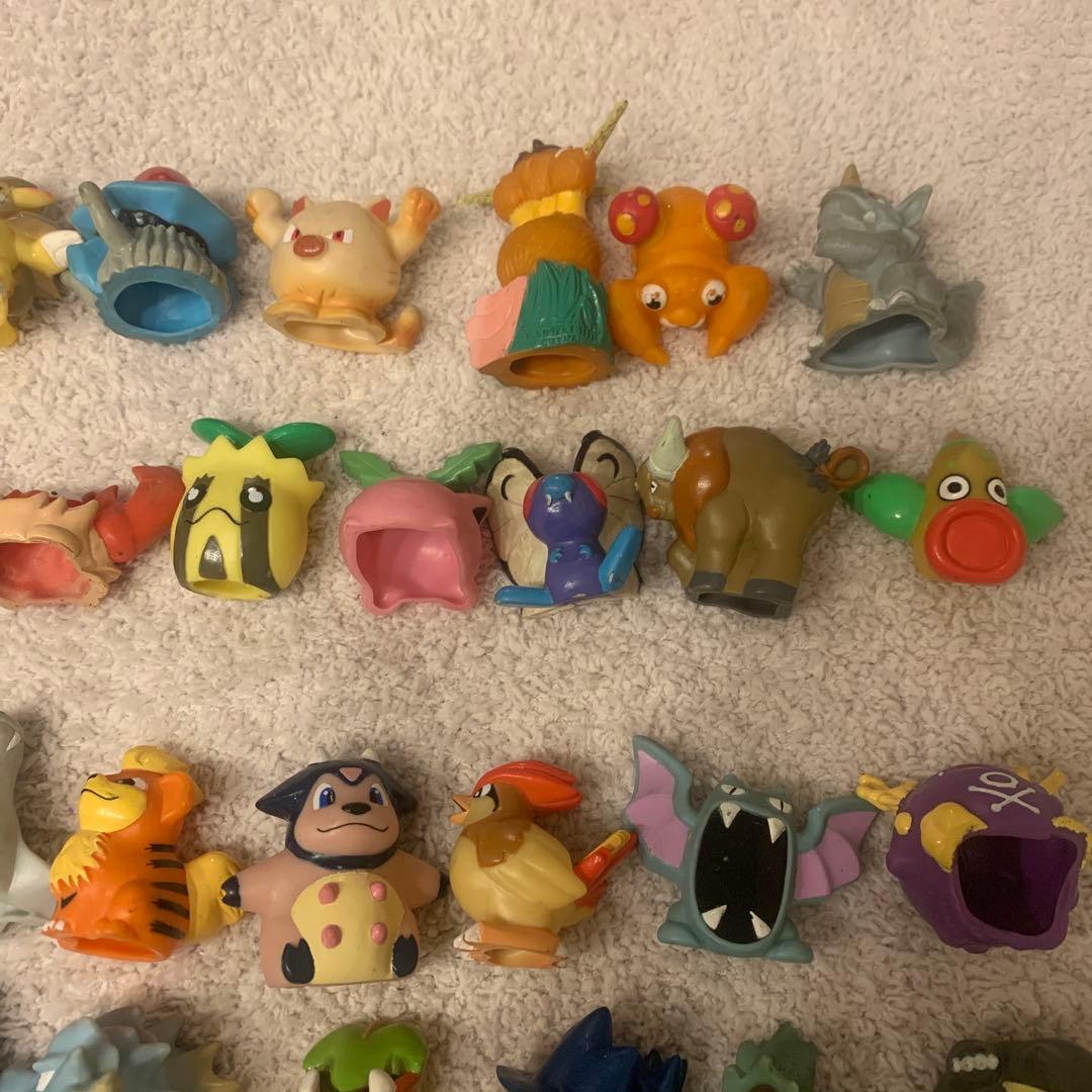 【希少】レトロ　大量！お得！ポケモン　指人形　ソフビ　172体　クリア　初期