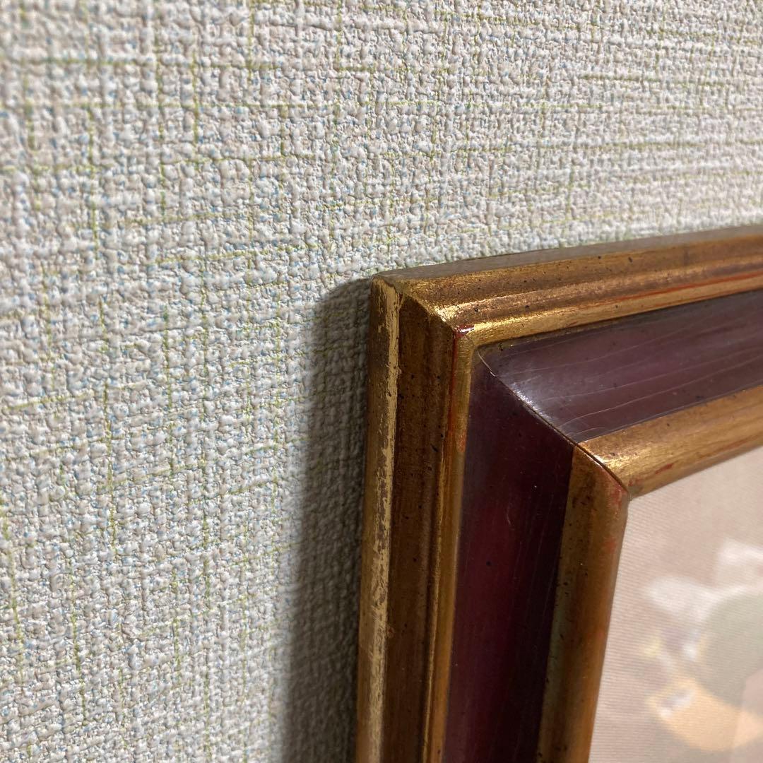 【真作】サルバドール・ダリ エッチングに手彩色 直筆サイン 額装 絵画 版画