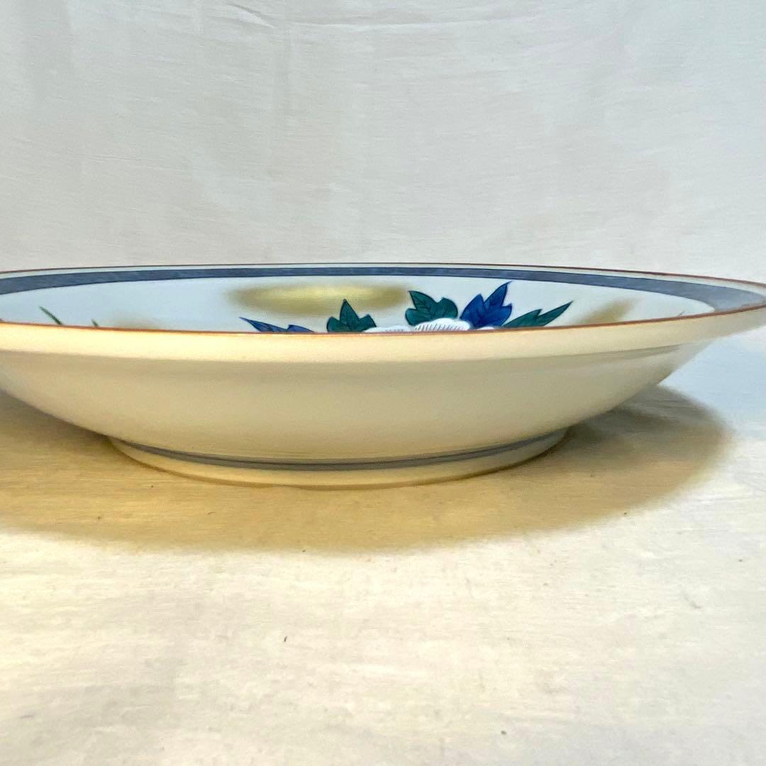 九谷焼　皿　飾皿　松山　金襴手　金彩　共箱⑨