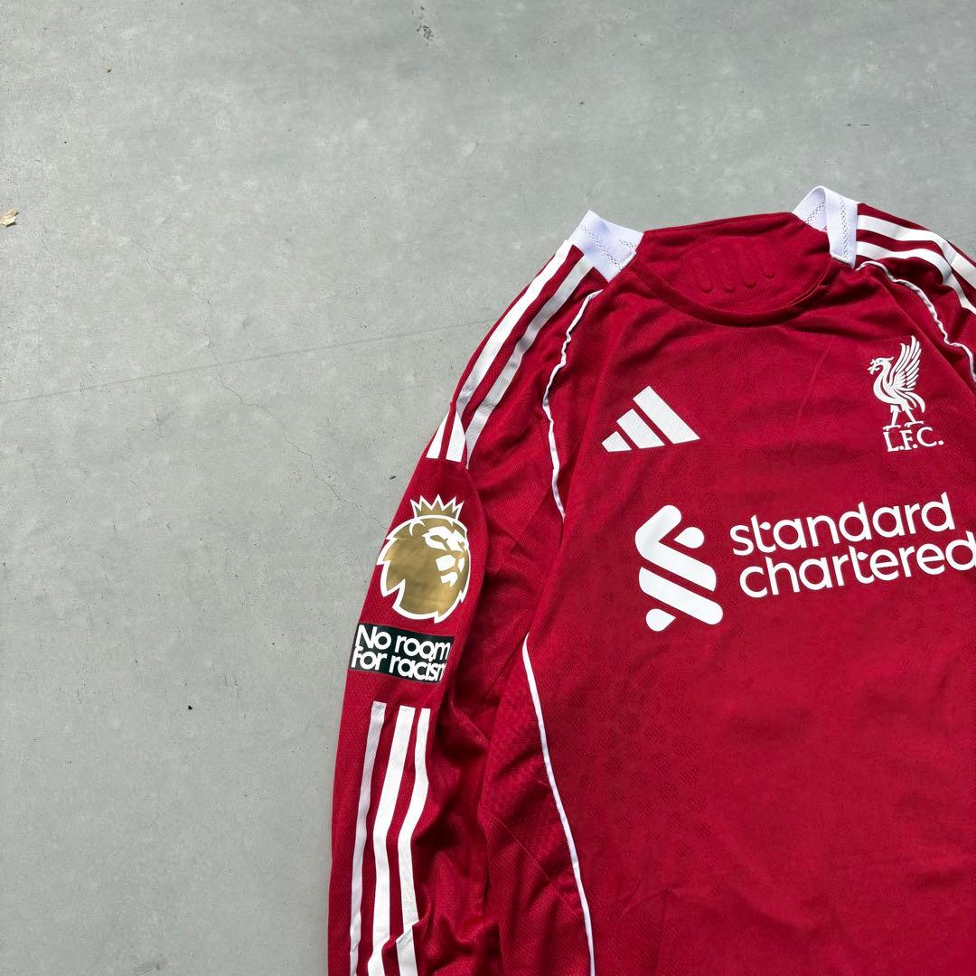 25/26 リヴァプール　モハメドサラー　アディダス　長袖ユニホーム　正規品