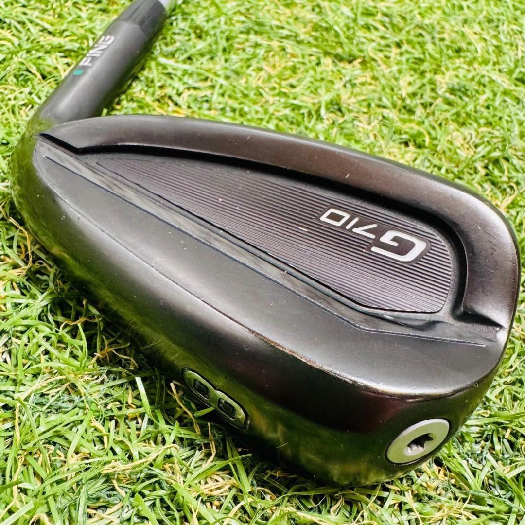 【良品】ピン G710 緑ドット 8番アイアン メンズ 右利き用 スチール R