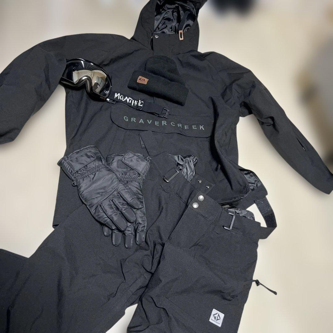 GRAVER CREEK スノーボードウェアセット付属品付き