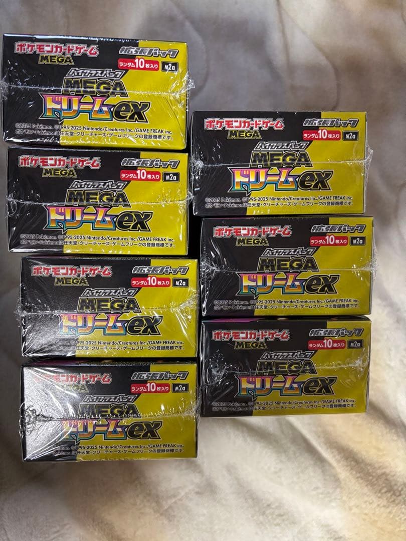 ポケモンカード MEGAドリームex 未開封シュリンク付き 7BOX