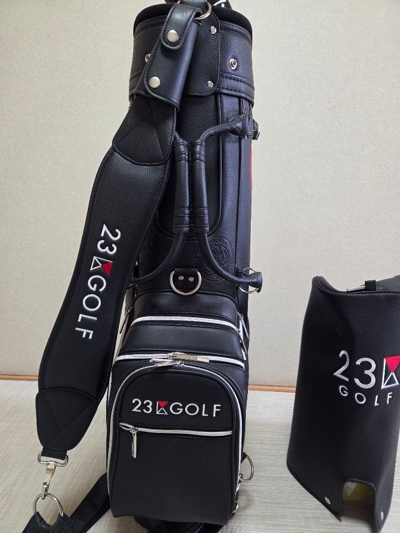 ゴルフ　キャディバッグ　23区ゴルフ　ツアータイプ【希少ド迫力！】(おまけ付き)