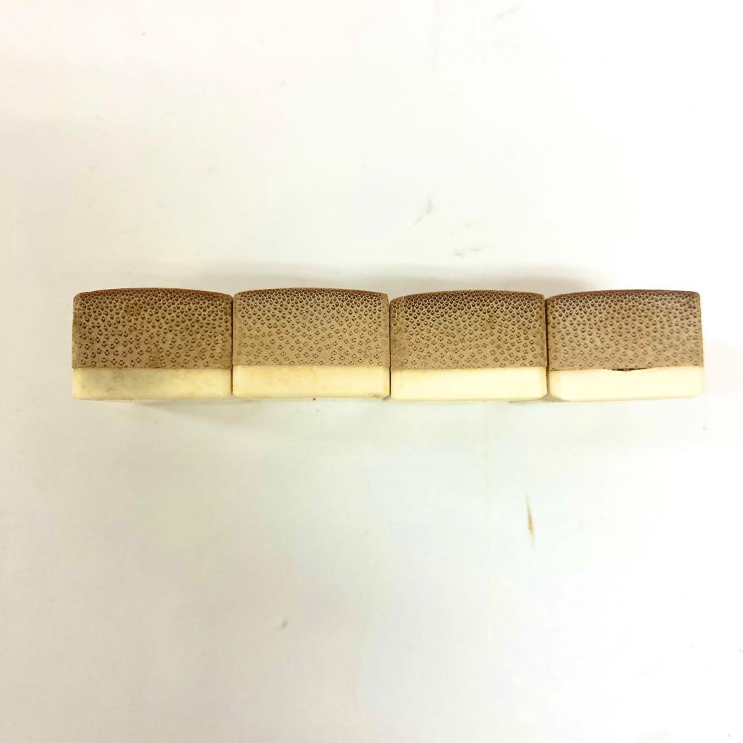 中古品　中国　高級　麻雀牌　象牙風　中国美術 竹