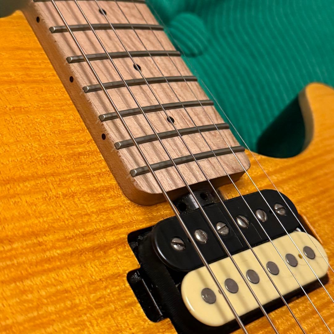 ギター Sterling by Music Man AX3FM Trans Gold