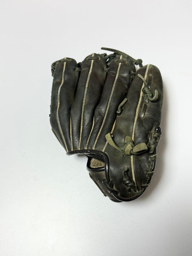 【左利き用】adidas 硬式グローブ 黒　子供用　キッズ　アディダス