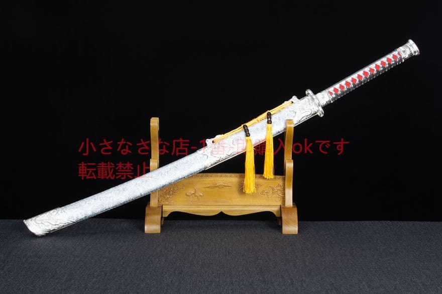 炎浪慕寒繍春刀-高性能マンガン鋼 古兵器 武具　刀装具　日本刀　模造刀 居合刀