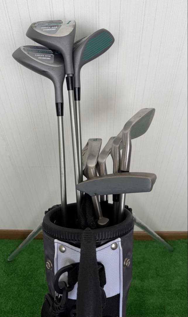 SPALDING　キッズ　ジュニア　レディース　初心者　8本セット　バック