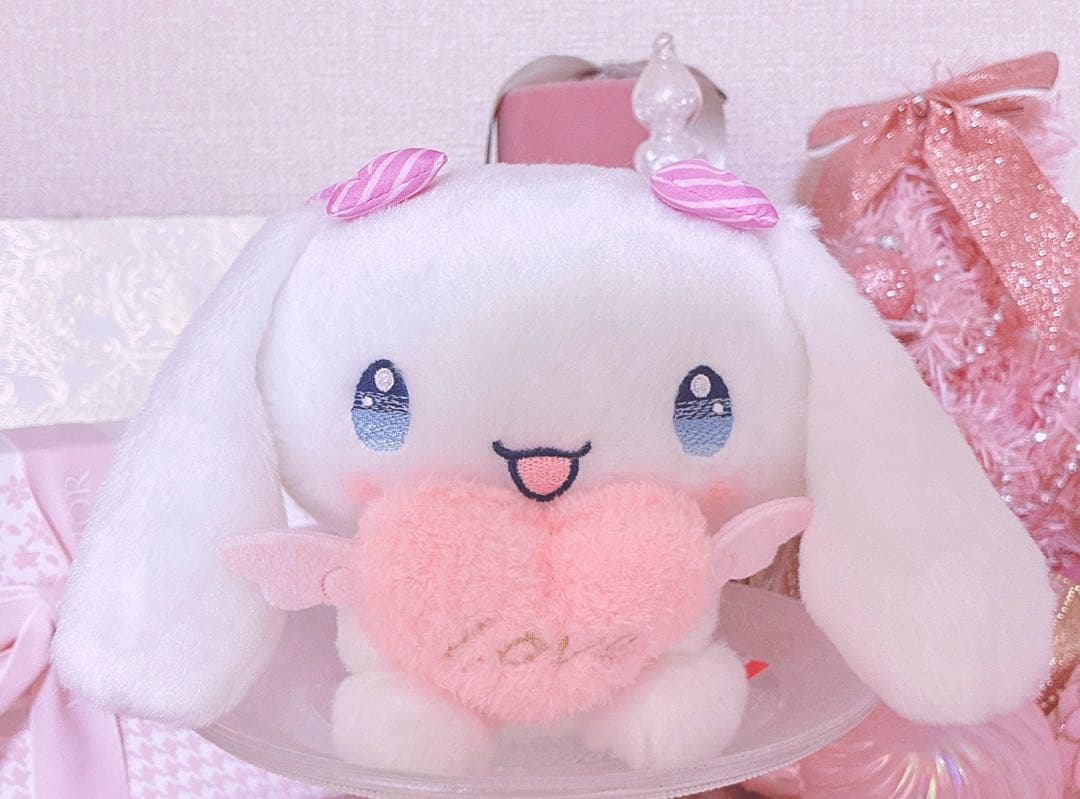レア♡希少♡シナモロール♡サンリオ♡昭和レトロ♡sanrio♡ぬいぐるみ♡ピンク