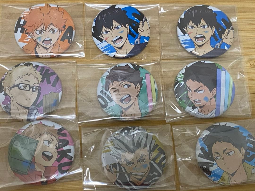 ハイキュー ペイントスーツ 缶バッジ 9点 セット