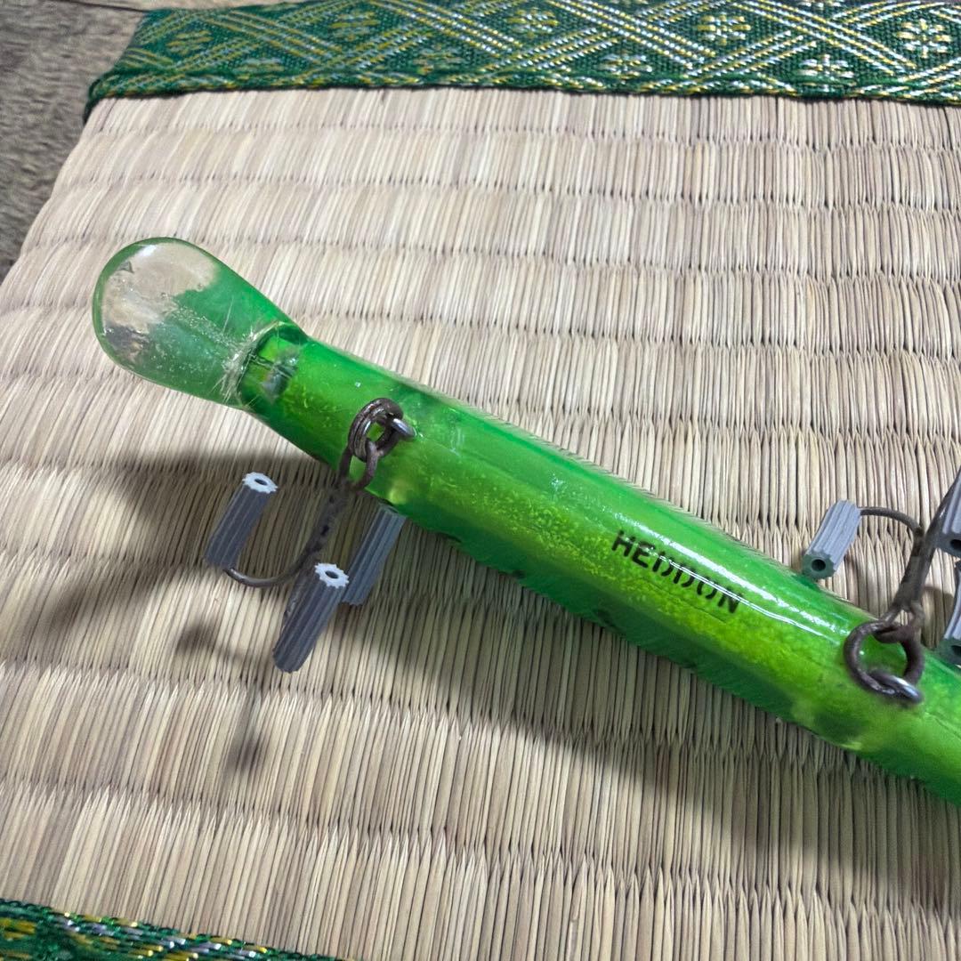 ミスターM！　　　オールド　ヘドン　ヘッドハンターミノー　グリーン