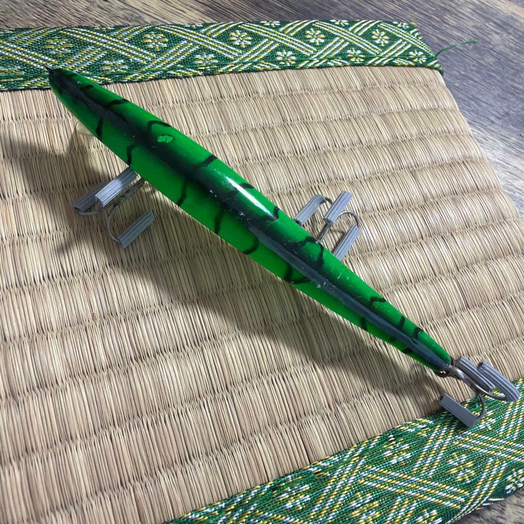 ミスターM！　　　オールド　ヘドン　ヘッドハンターミノー　グリーン