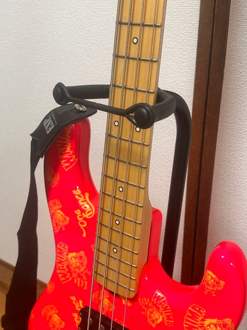 EDWARDS(エドワーズ)E-助平PINKWANIMAKENTAエレキベース