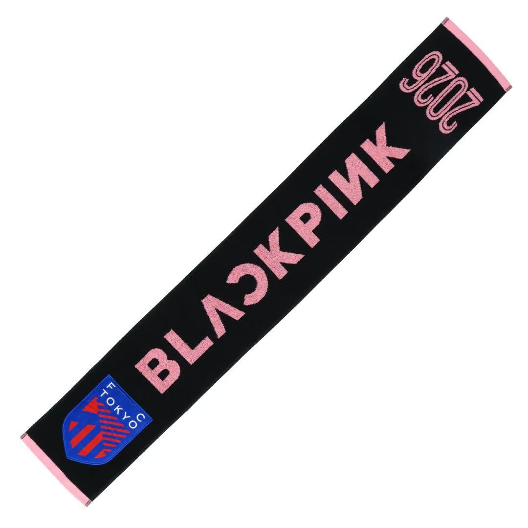 FC東京×BLACKPINK ブラック ロゴフーディ Tシャツ タオルマフラー